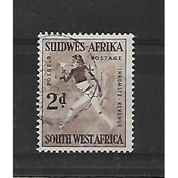 SouthWestAfrica.SG155 2d "White Lady" (rock painting).Fine Used.May21d