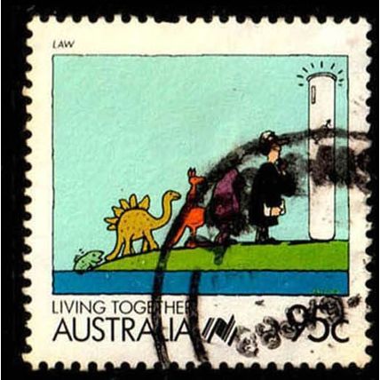 Australia 1988 Living Together 95c Used Stamp.