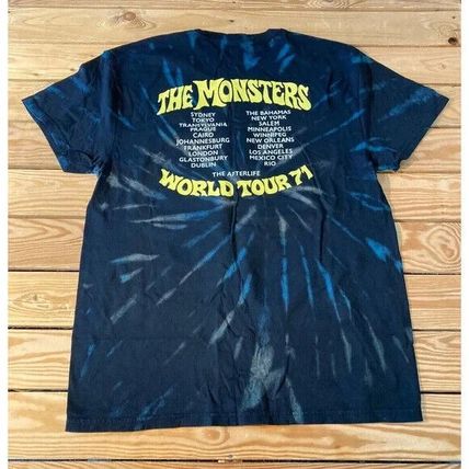 The Monsters World Tour 71 Graphic T Shirt-LARGE-BLACK-UNISEX-NEW-FAST SHIPPING