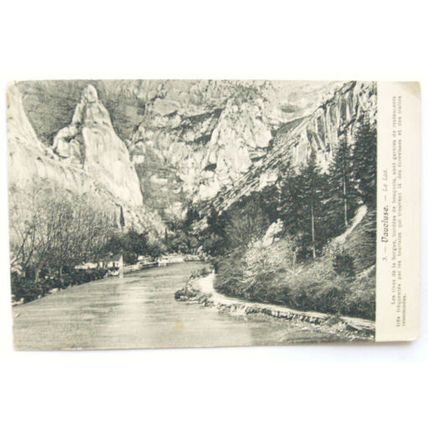 1920 postcard Vaucluse, le Lac
