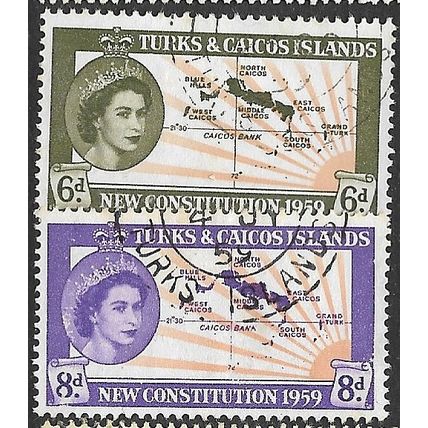 1959 SG 251/252 - fine used (o)