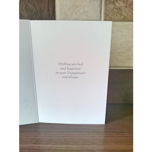 Engagement Card - On Your Engagement - Teddy