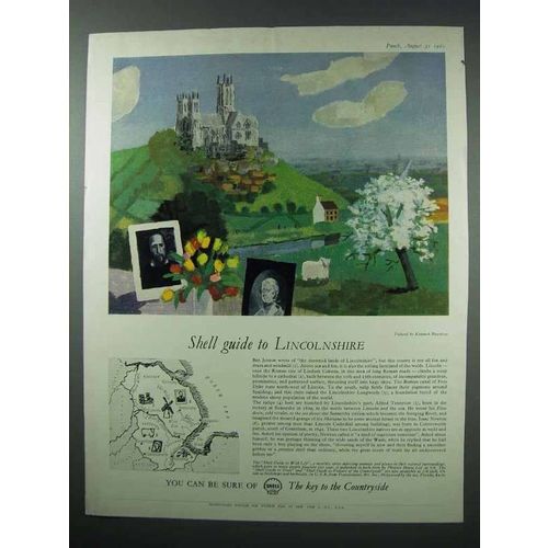 1960 Shell Oil Ad - Lincolnshire - Kenneth Rowntree