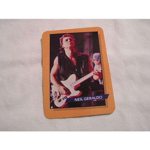 Neil Geraldo 1985 A.G.I. Rock Star Concert Cards NO. 43