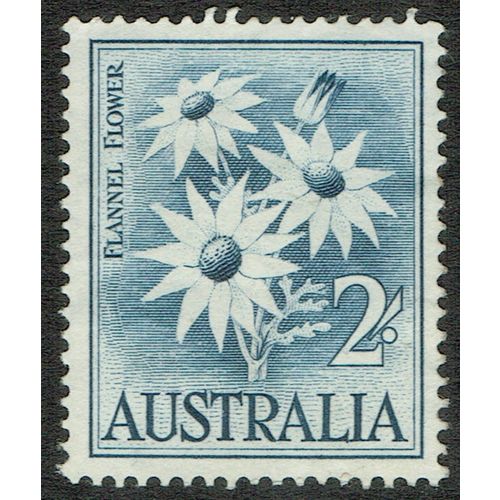 Australia 1959 Definitive Issue 2/- Grey Blue SG323 MM