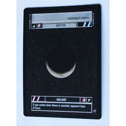Star Wars CCG: Death Star II Limited # Sullust (A) dark 2000 decipher