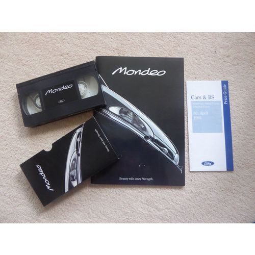 FORD Mondeo 1993 catalogue, video and price list