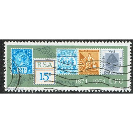 South Africa 1974 Centenary of UPU 15c Multicoloured SG347 FU