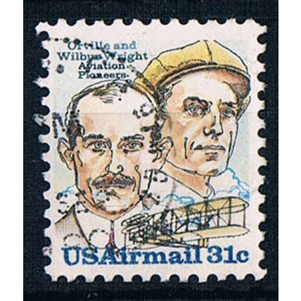 USA 1978 SGA1735 usa29 Wright Brothers & Wright Flyer 1 31c Used Stamp