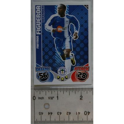 2010/11 Topps Match Attax Trading Card 328 Maynor Figueroa, Wigan Athletic