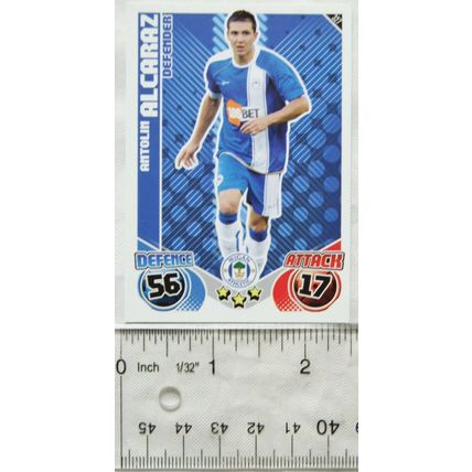 2010/11 Topps Match Attax Trading Card 327 Antolin Alcaraz, Wigan Athletic