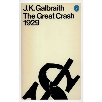 The Great Crash 1929 JK Galbraith 1961 Book Postcard