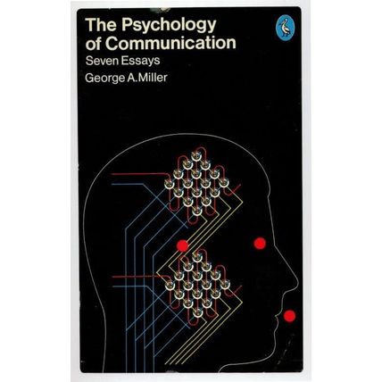 The Psychology Of Communication George A Miller 1970 Book Postcard