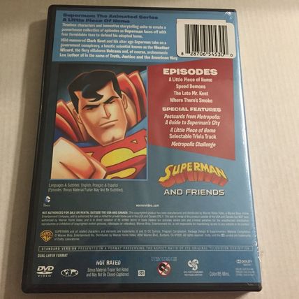 NEW DC Animated Series Superman & Friends DVD Sealed