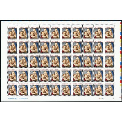 2514, Mint NH 25¢ Misperfed Error Sheet of 50 Stamps - Stuart Katz