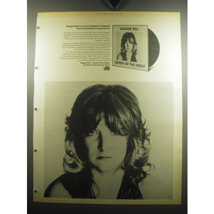 1974 Maggie Bell Queen of the Night Album Ad - Maggie Bell is a musical legend