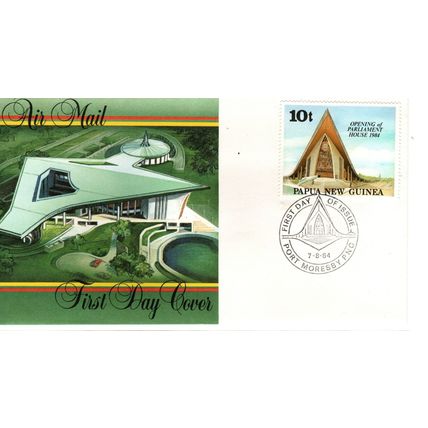 Papua New Guinea 1984 Opening New Parliament House , First Day Cover