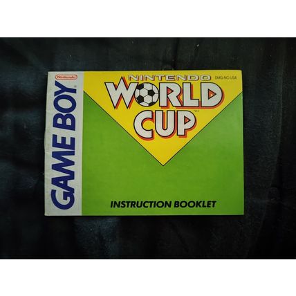 Nintendo World Cup Manual-Original Gameboy-FAST SHIPPING