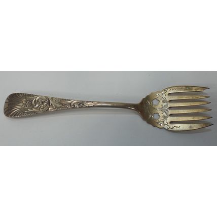 Antique Frank Whiting 5 3/4" Sterling Anchovy Sardine Serving Fork Olivia 1887