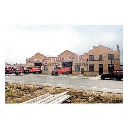 ptc8931 - Yorks' - P.A.Mudd & Co. Electrical Welders Premises & Trucks print 6x4