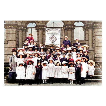ptc8928 - Yorks' - Children's Home Challenge Banner & Kids Doncaster - print 6x4