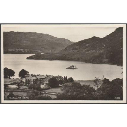 Ullswater Hotel, Glenridding, Westmorland, c.1950s - Sanderson Dixon RP Postcard