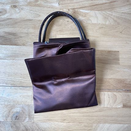 carrier bags expandable brown