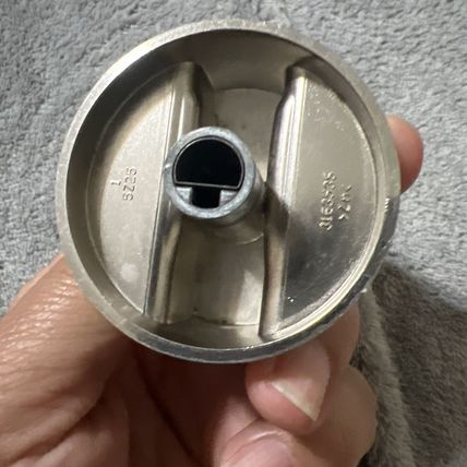 Frigidaire Range Oven Knob, Stainless (2" Diameter) 316353505 3163535