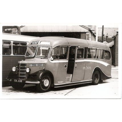 Black & White Photograph of Southern Vectis Omnibus Co. Ltd - EDL 638