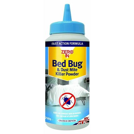 250G Bed Bug Dust Mite Killer Powder Professional Treatment Fast Action Pest