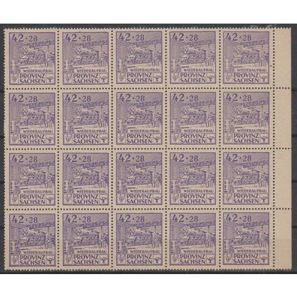 Mi: 89A (VII) MNH 1945 SBZ Cat € 11.50