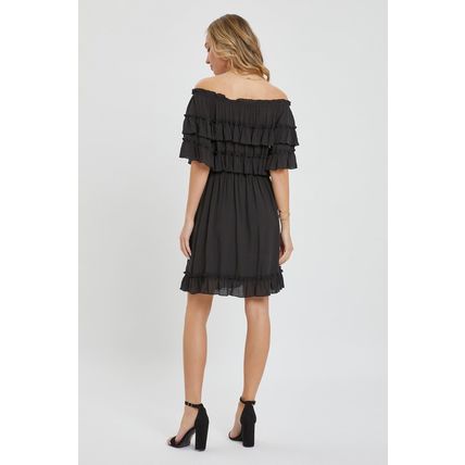 Women's Off Shoulder Ruffle Dress