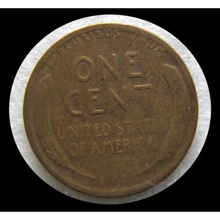 1916 USA 1c Lincoln Wheat Ears Cent Penny Coin #101