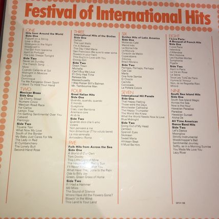 Festival Of International Hits - Readers Digest 9 x Vinyl LP Box Set