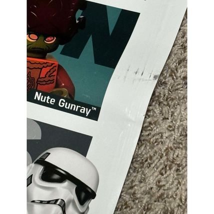 Lego Star Wars 36" X 24" Double-sided Poster 20 Years Disney Slave Racer Figures