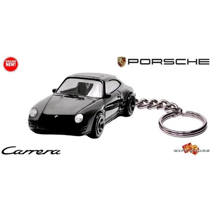 RARE KEYCHAIN BLACK PORSCHE 911 CARRERA