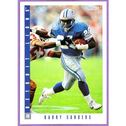 Barry Sanders #1 1993 Panini Score
