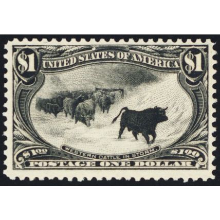 292, Mint VF NH $1 - Scarce Never Hinged Stamp! - Stuart Katz