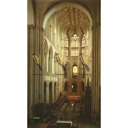 Presbytery, Norwich Cathedral, KN 221 Jarrold Postcard