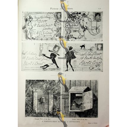 Story Of Some Letters Written For Children (2), Book Illustration (Print), 1893