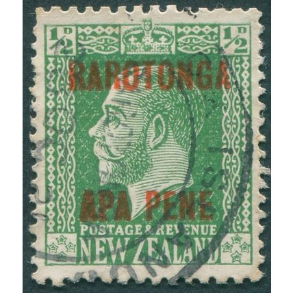 Cook Islands 1919 ½d green SG56 used