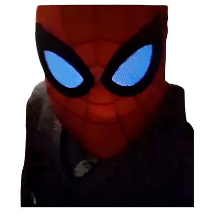 Mascara Spiderman Hombre Arana Ojos Iluminados
