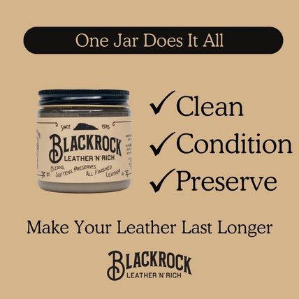 Blackrock LEATHER N RICH - Quality Leather Cleaner and Conditioner, Made in the