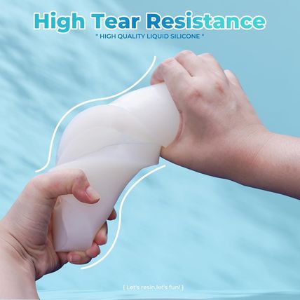 LET'S RESIN Silicone Mold Making Kit Liquid Silicone Rubber 140Oz/1 Gallon Trans