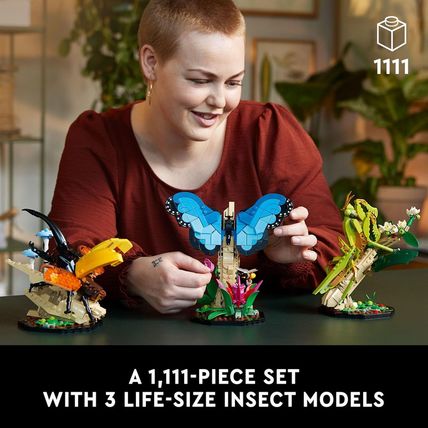 LEGO Ideas the Insect Collection - Collectible Model Building Kit for Adults, Ag