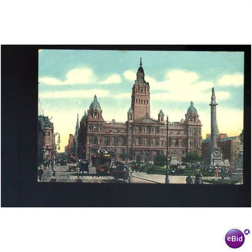 GLASGOW Municipal Buildings Postcard by Star Series