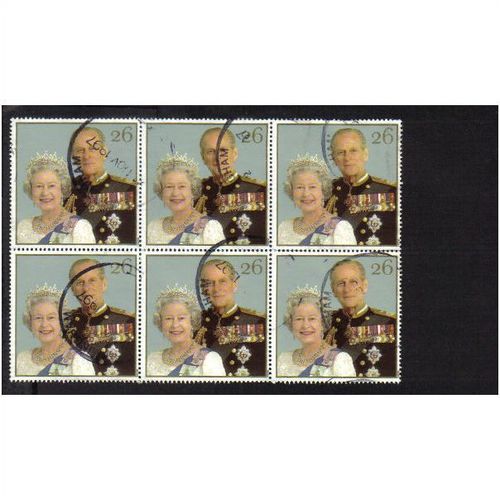 1997 ROYAL GOLDEN WEDDING 26P BLOCK F/U SG2012