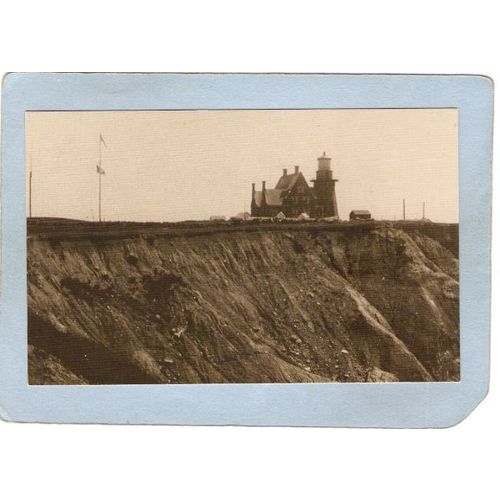 Rhode Island Bock Island Lighthouse Postcard Southeast Lighthouse~883