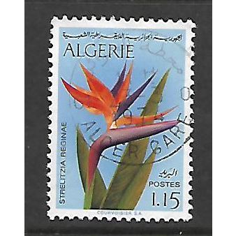 ALGERIA 1973 ALGERIAN FLOWERS 1d.15 STELITZIA SG 624 FINE USED#2