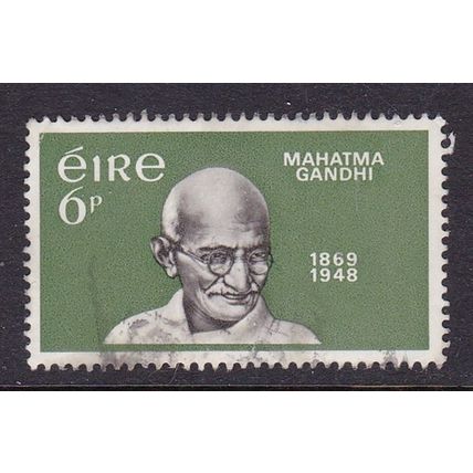 IRELAND EIRE 1969 BIRTH CENTENARY GANDHI 6d USED SG272